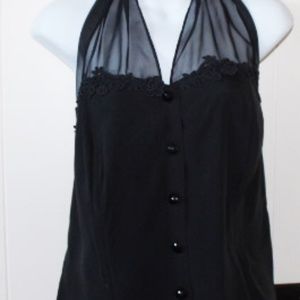 Black Dressy Crop Top